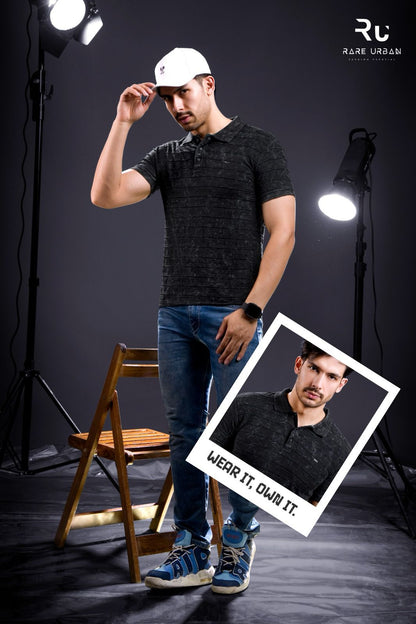 Vol 6058 Rare Urban Jacquard Knit Mens Tshirts Exporter India