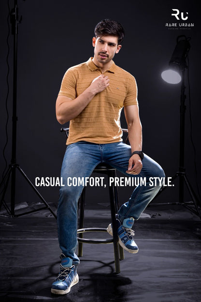 Vol 6058 Rare Urban Jacquard Knit Mens Tshirts Exporter India