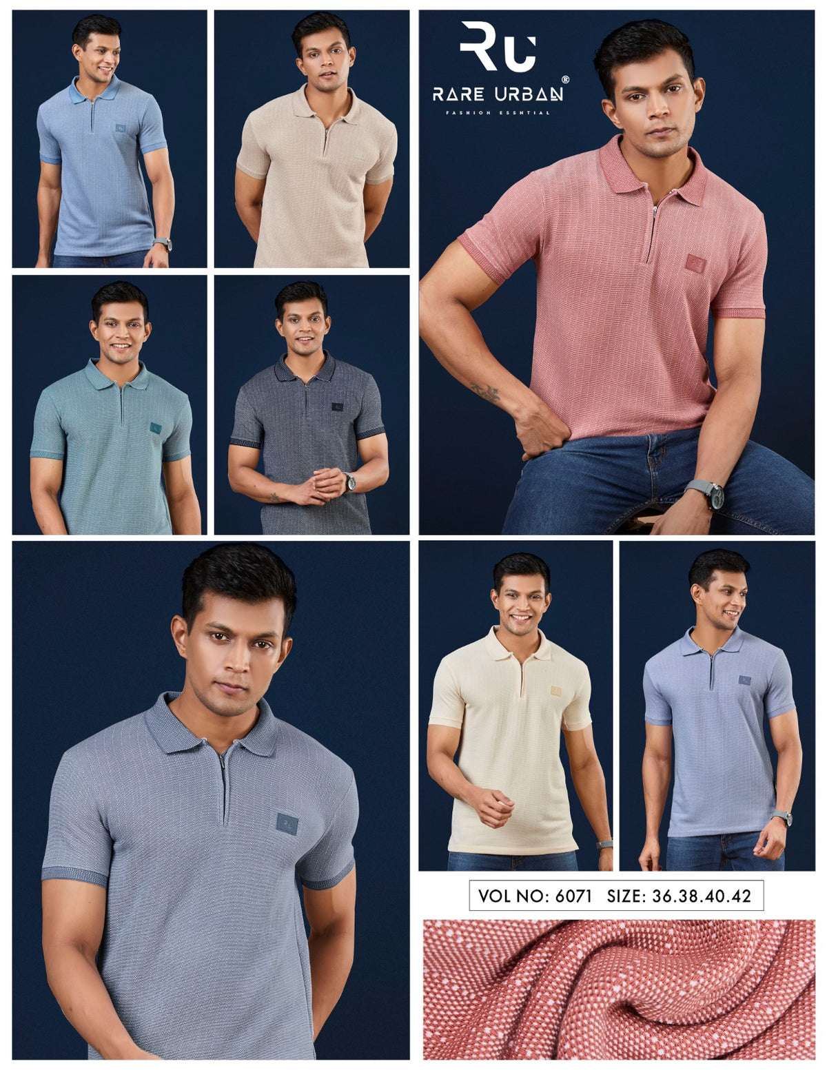 Vol 6071 Patch Work Rare Urban Imported Mens Tshirts Wholesale Price