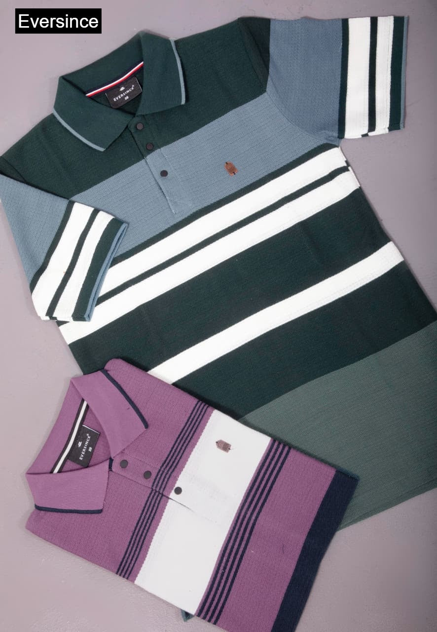 Vol 6074 Eversince Auto Stripes Mens Tshirts Manufacturer Gujarat