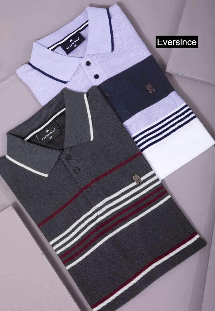 Vol 6074 Eversince Auto Stripes Mens Tshirts Manufacturer Gujarat