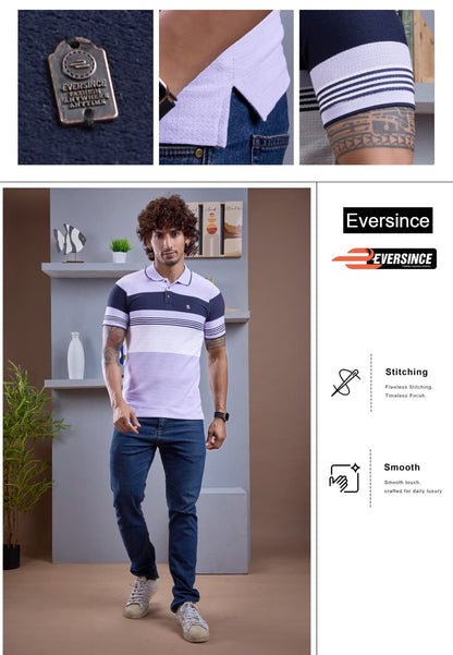 Vol 6074 Eversince Auto Stripes Mens Tshirts Manufacturer Gujarat