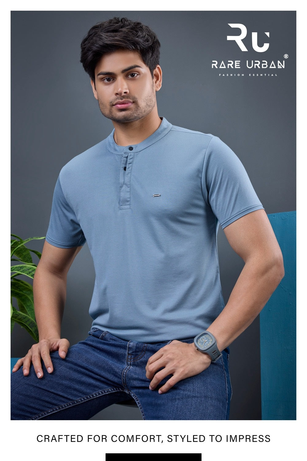 Vol 6080 Rare Urban Tencil Lycra Mens Tshirts Wholesaler India