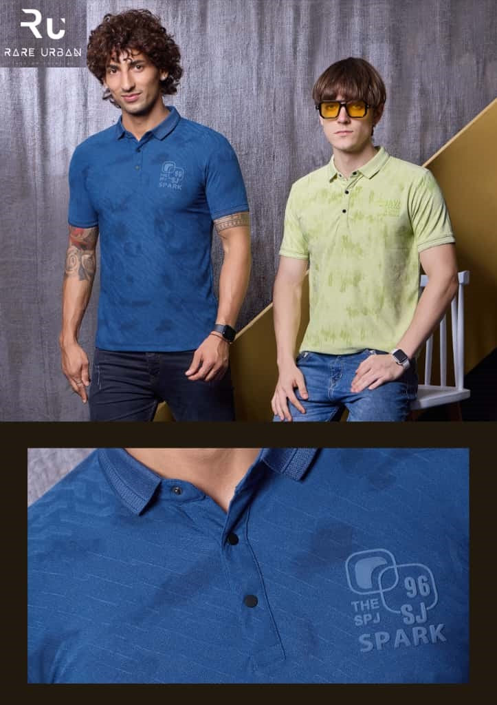 Vol 6099 Rare Urban Jacquard Knit Mens Tshirts Manufacturer