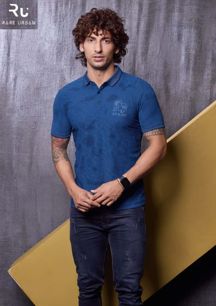 Vol 6099 Rare Urban Jacquard Knit Mens Tshirts Manufacturer