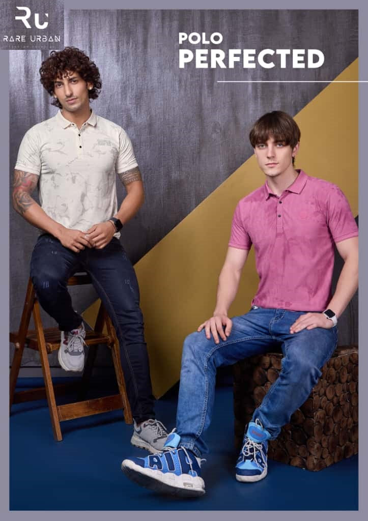 Vol 6099 Rare Urban Jacquard Knit Mens Tshirts Manufacturer