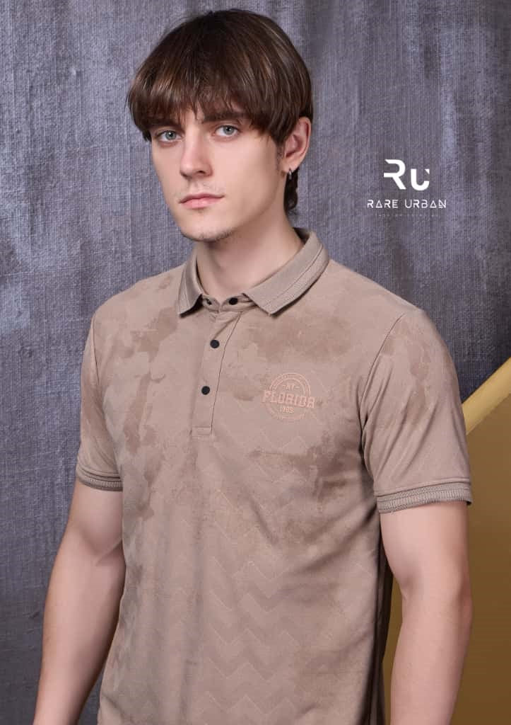 Vol 6099 Rare Urban Jacquard Knit Mens Tshirts Manufacturer