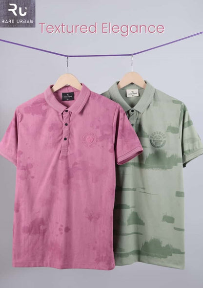 Vol 6099 Rare Urban Jacquard Knit Mens Tshirts Manufacturer