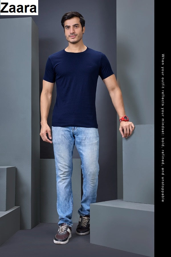 Vol 60 07 Zaara Cotton Biowashed Mens Tshirts Wholesale