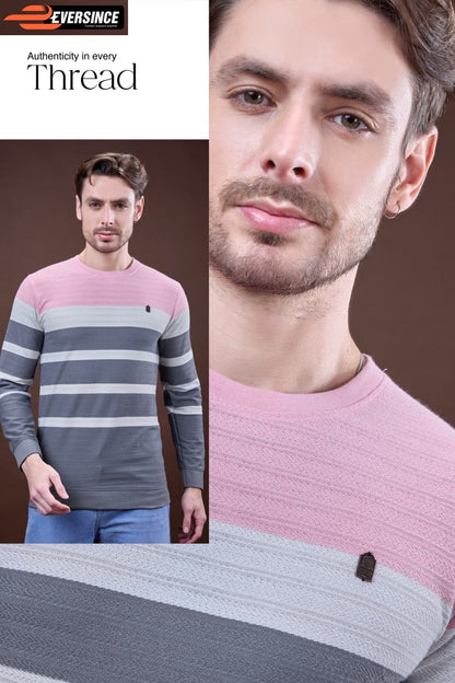 Vol 6103 Eversince Jacquard Mens Tshirts Supplier