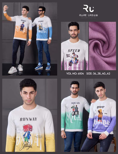 Vol 6104 Rare Urban Cotton Looper Mens Tshirts Wholesale Price
