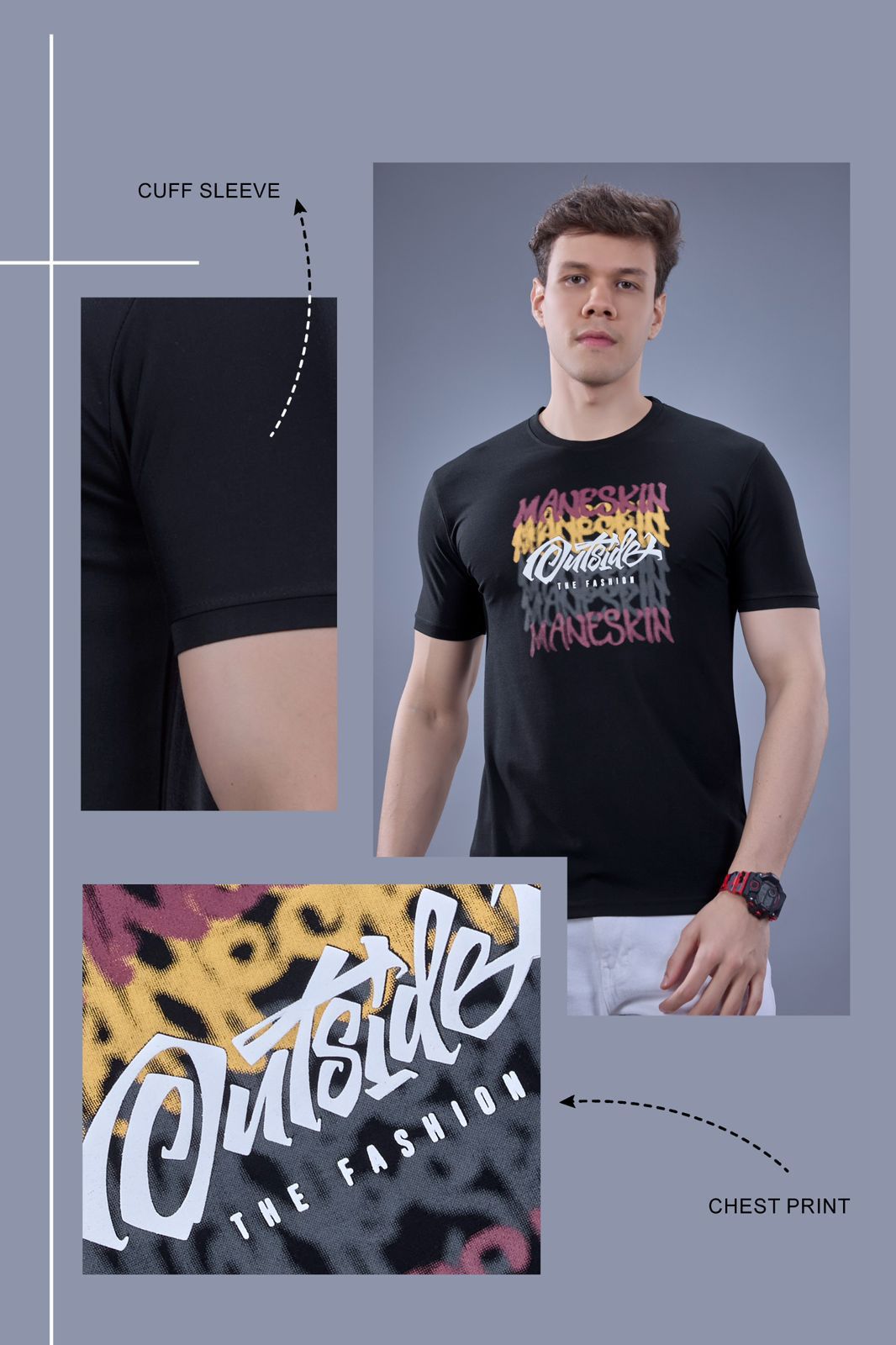 Vol 6106-6113 High Density Imported Mens Tshirts Exporter India