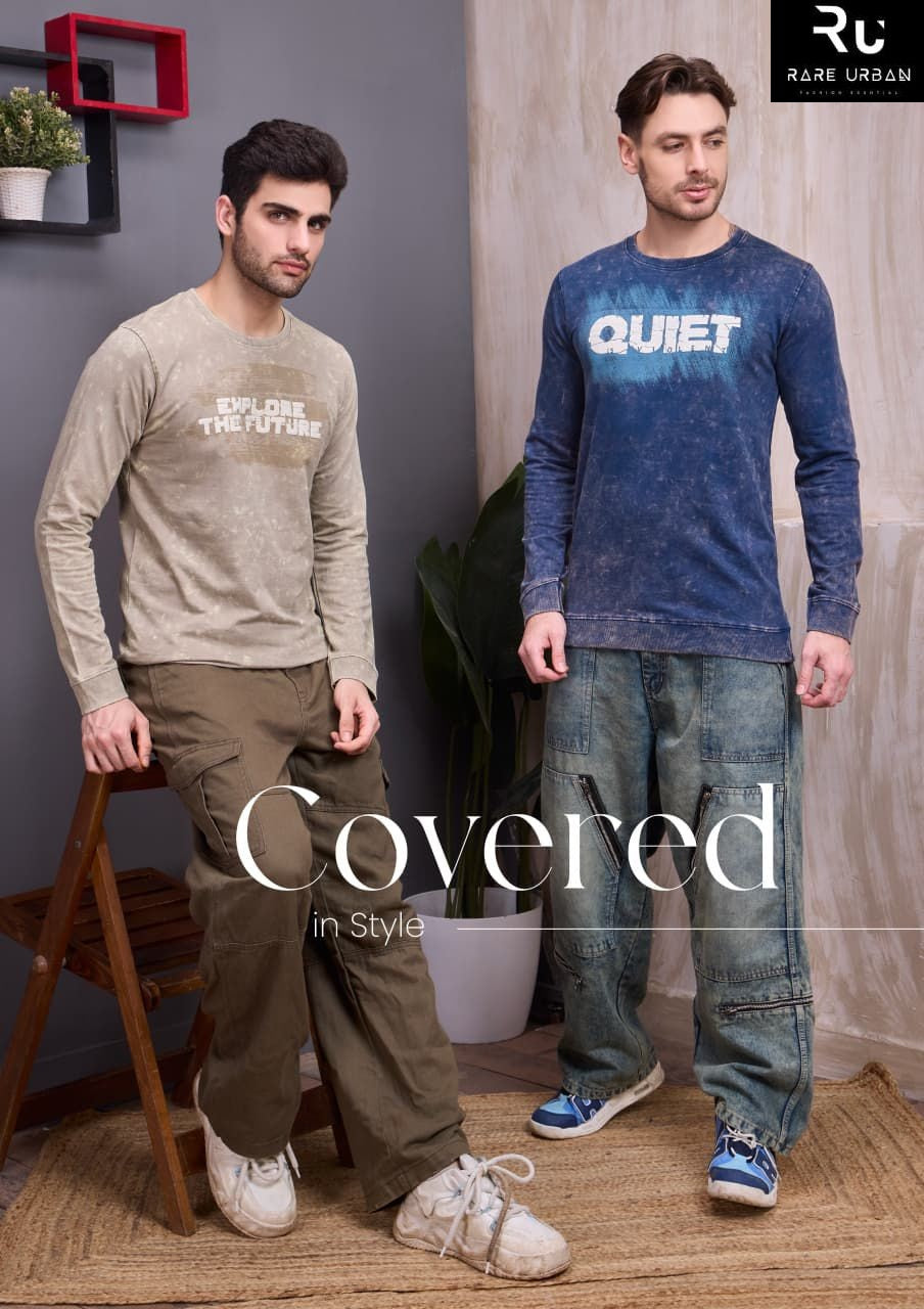 Vol 6122 Rare Urban Cotton Looper Mens Tshirts Supplier Gujarat