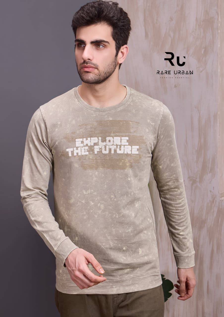 Vol 6122 Rare Urban Cotton Looper Mens Tshirts Supplier Gujarat
