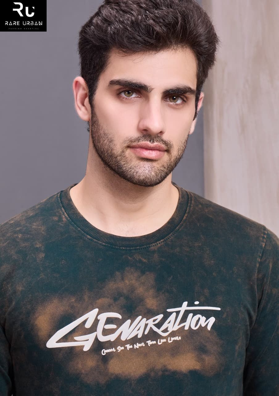 Vol 6122 Rare Urban Cotton Looper Mens Tshirts Supplier Gujarat