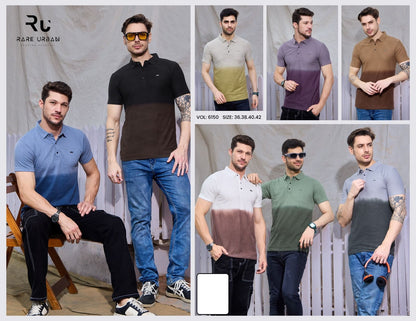 Vol 6150 Rare Urban Jacquard Mens Tshirts Exporter