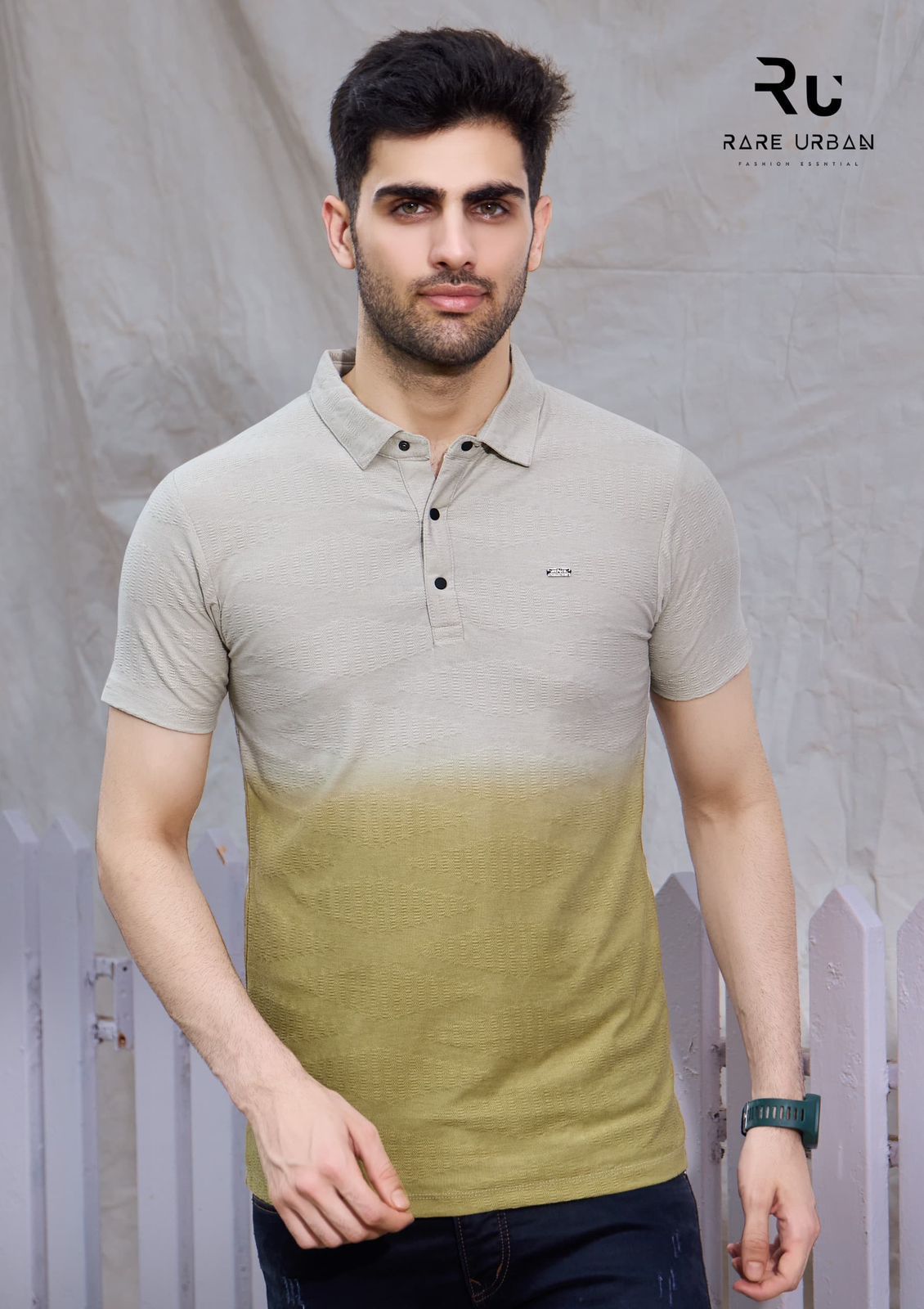 Vol 6150 Rare Urban Jacquard Mens Tshirts Exporter