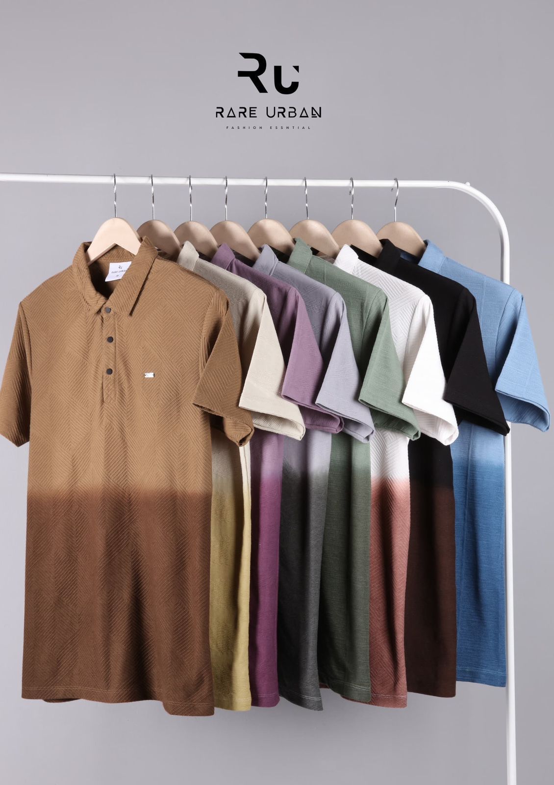 Vol 6150 Rare Urban Jacquard Mens Tshirts Exporter