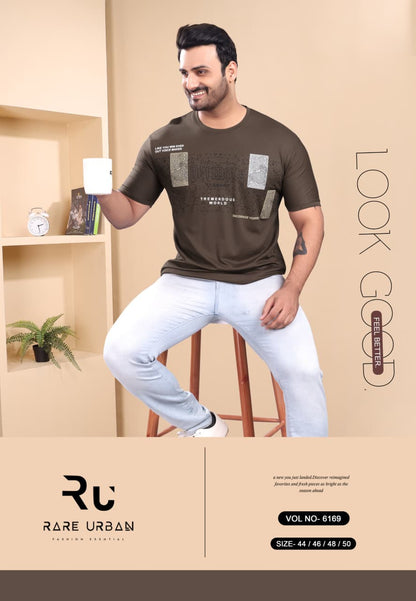 Vol 6169 Rare Urban Tencil Lycra Mens Tshirts Supplier India
