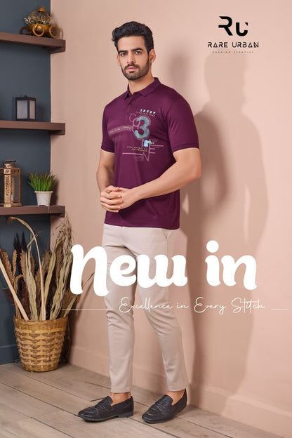 Vol 6172 Rare Urban Tencil Lycra Mens Tshirts Manufacturer Ahmedabad