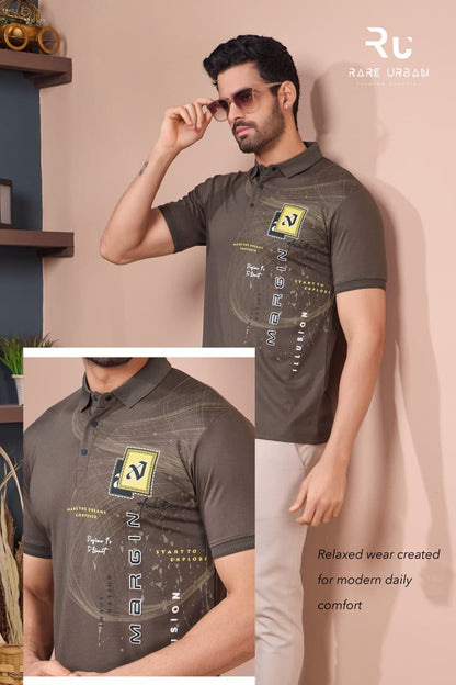 Vol 6172 Rare Urban Tencil Lycra Mens Tshirts Manufacturer Ahmedabad