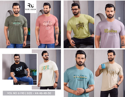 Vol 6190 Rare Urban Canvas Mens Tshirts Wholesaler India