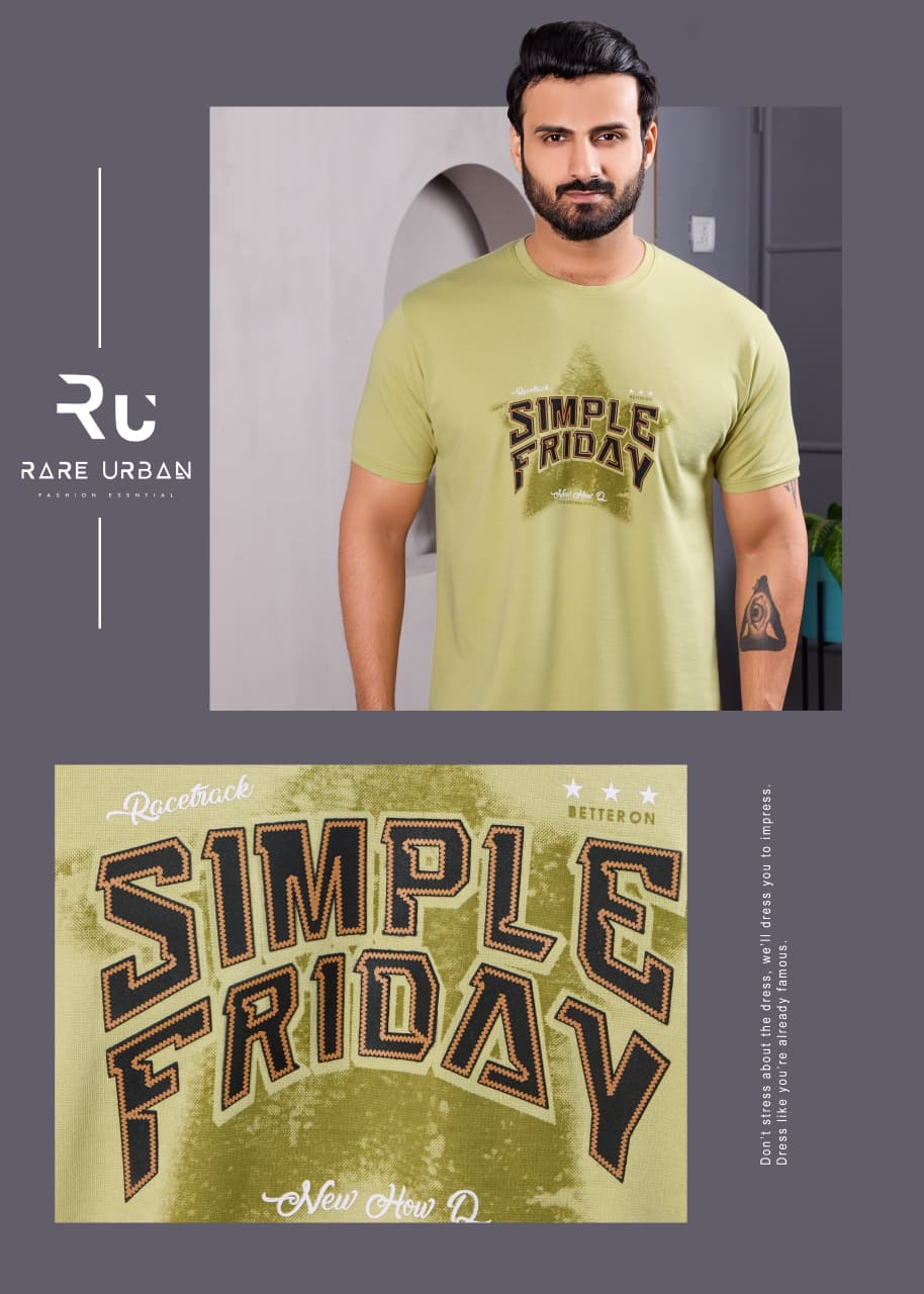 Vol 6190 Rare Urban Canvas Mens Tshirts Wholesaler India