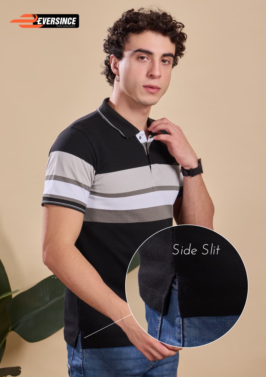 Vol 6196 Eversince Stripes Matty Mens Tshirts Wholesale Price