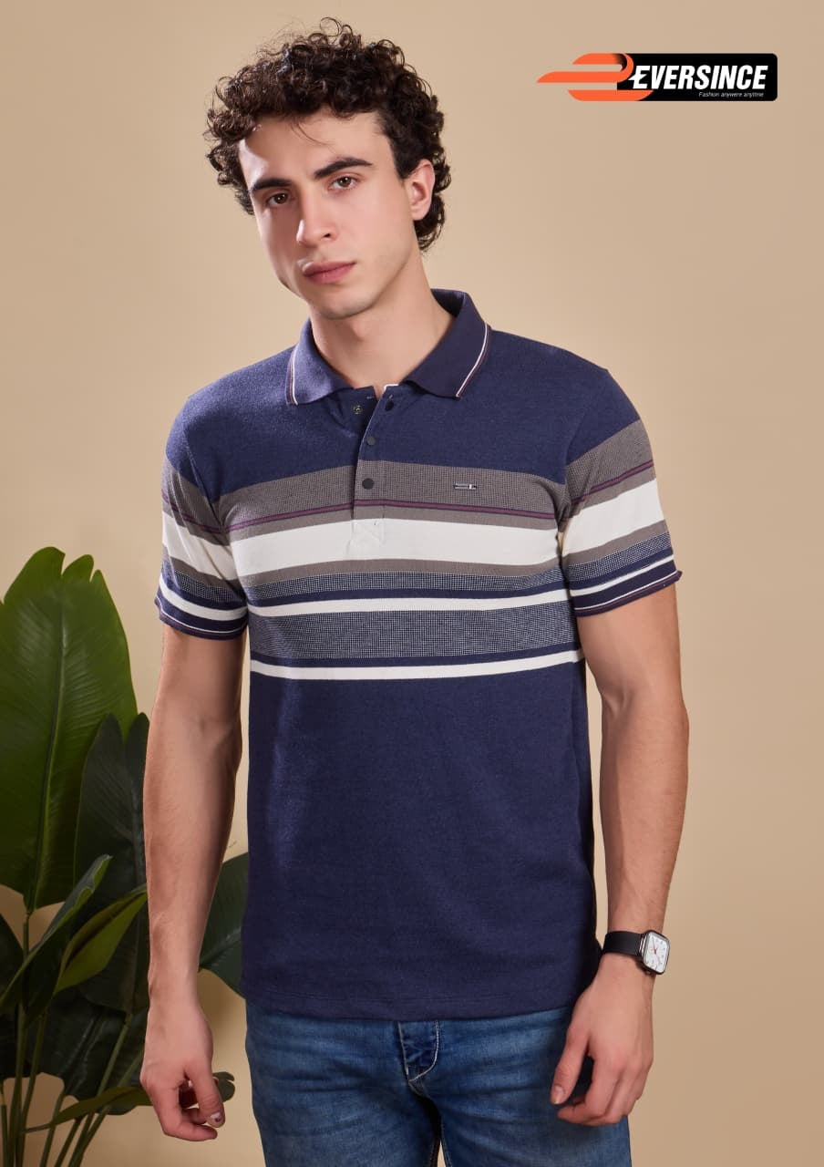 Vol 6196 Eversince Stripes Matty Mens Tshirts Wholesale Price