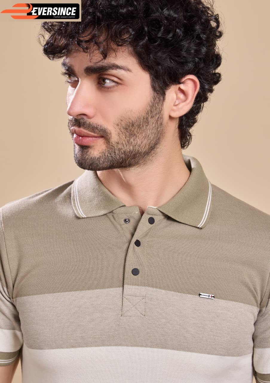 Vol 6196 Eversince Stripes Matty Mens Tshirts Wholesale Price