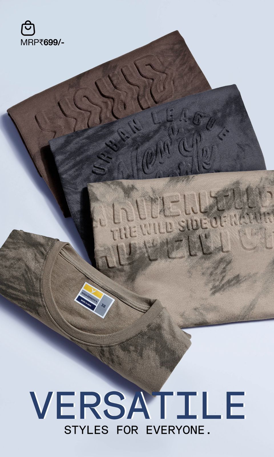 Vol 6223-6228 High Density Cotton Looper Mens Tshirts Wholesale Rate