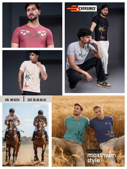 Vol 6224 Eversince Imported Mens Tshirts Wholesaler Ahmedabad