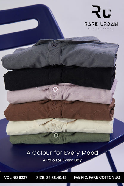 Vol 6227 Rare Urban Cotton Jacquard Mens Tshirts Wholesaler Gujarat