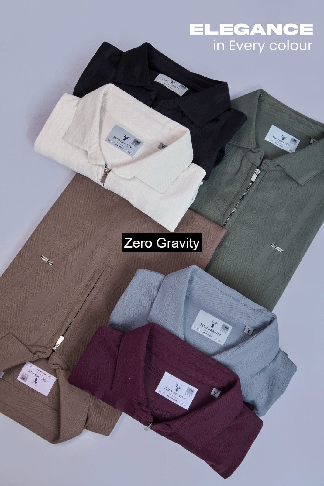 Vol 6235 To 6240 Zero Gravity Jacquard Knit Mens Tshirts Supplier