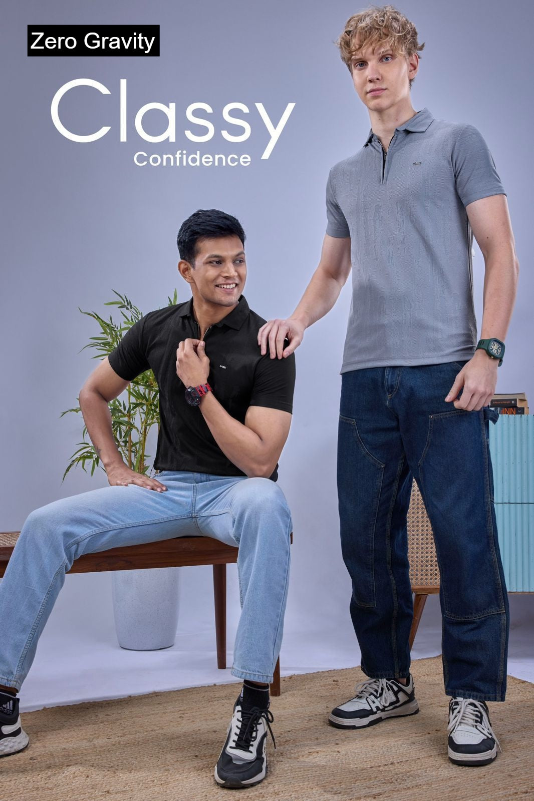 Vol 6235 To 6240 Zero Gravity Jacquard Knit Mens Tshirts Supplier