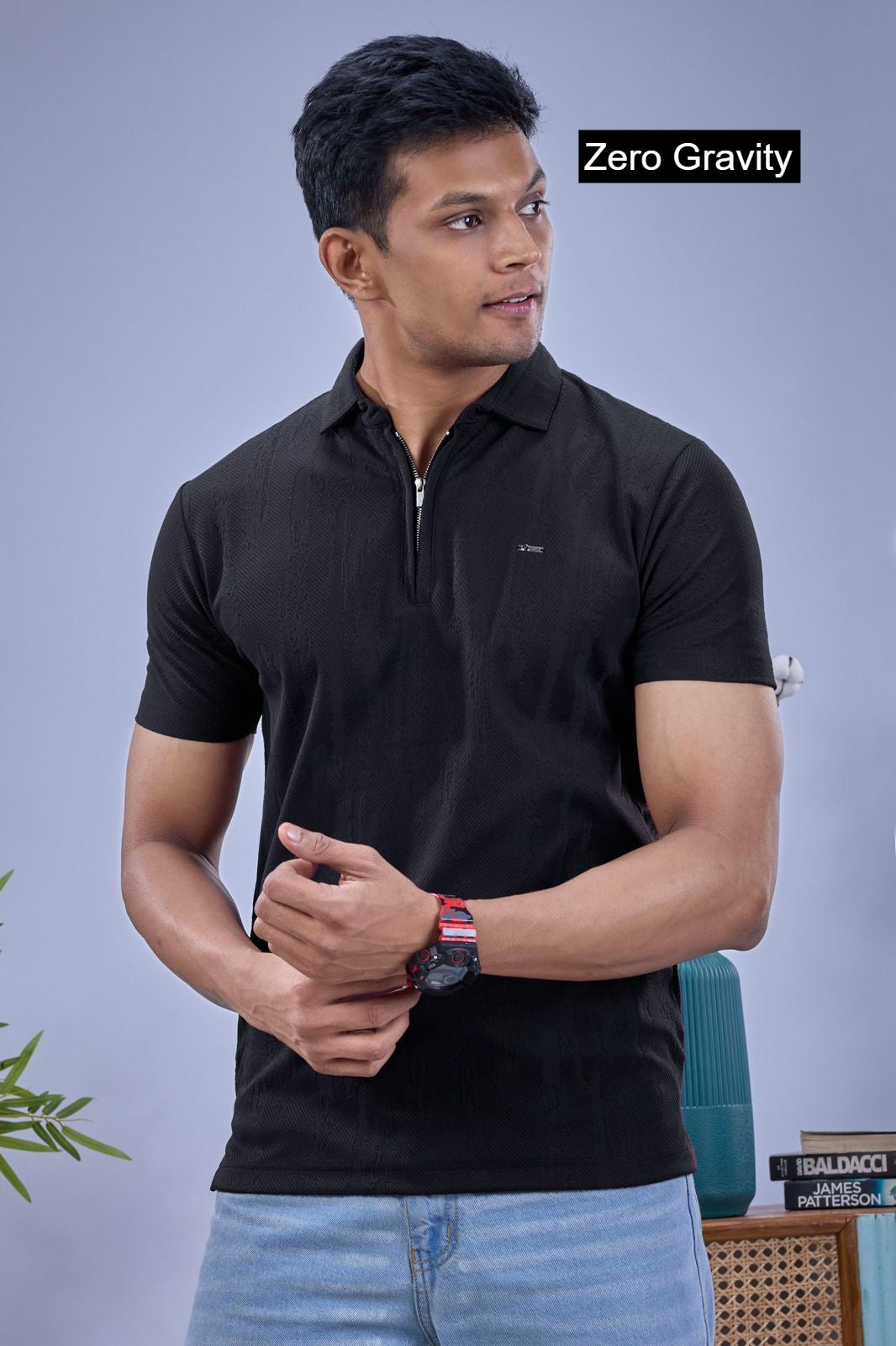 Vol 6235 To 6240 Zero Gravity Jacquard Knit Mens Tshirts Supplier