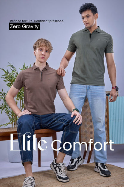 Vol 6235 To 6240 Zero Gravity Jacquard Knit Mens Tshirts Supplier