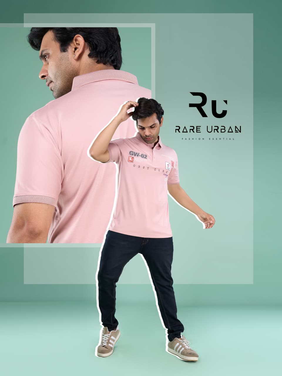 Vol 6254 Rare Urban Tencil Lycra Mens Tshirts Manufacturer India