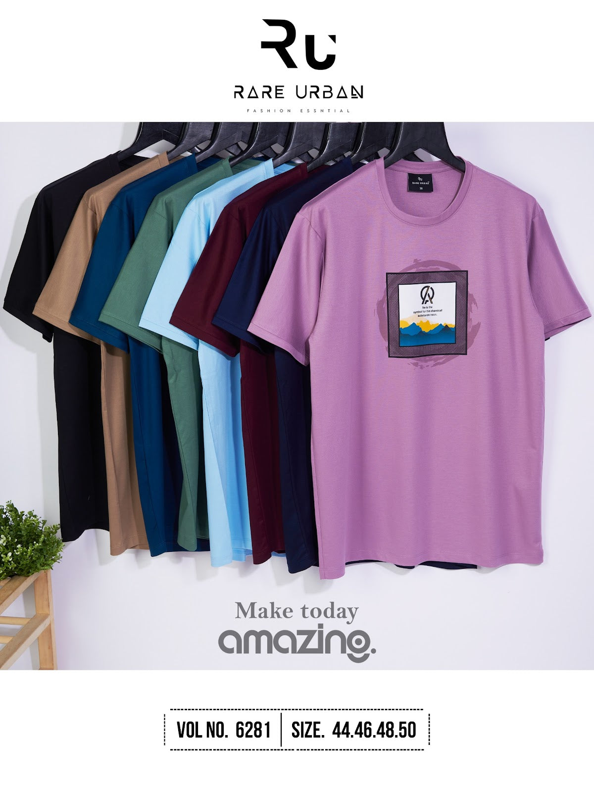 Vol 6281 Rare Urban Tencil Lycra Mens Tshirts Wholesale Price