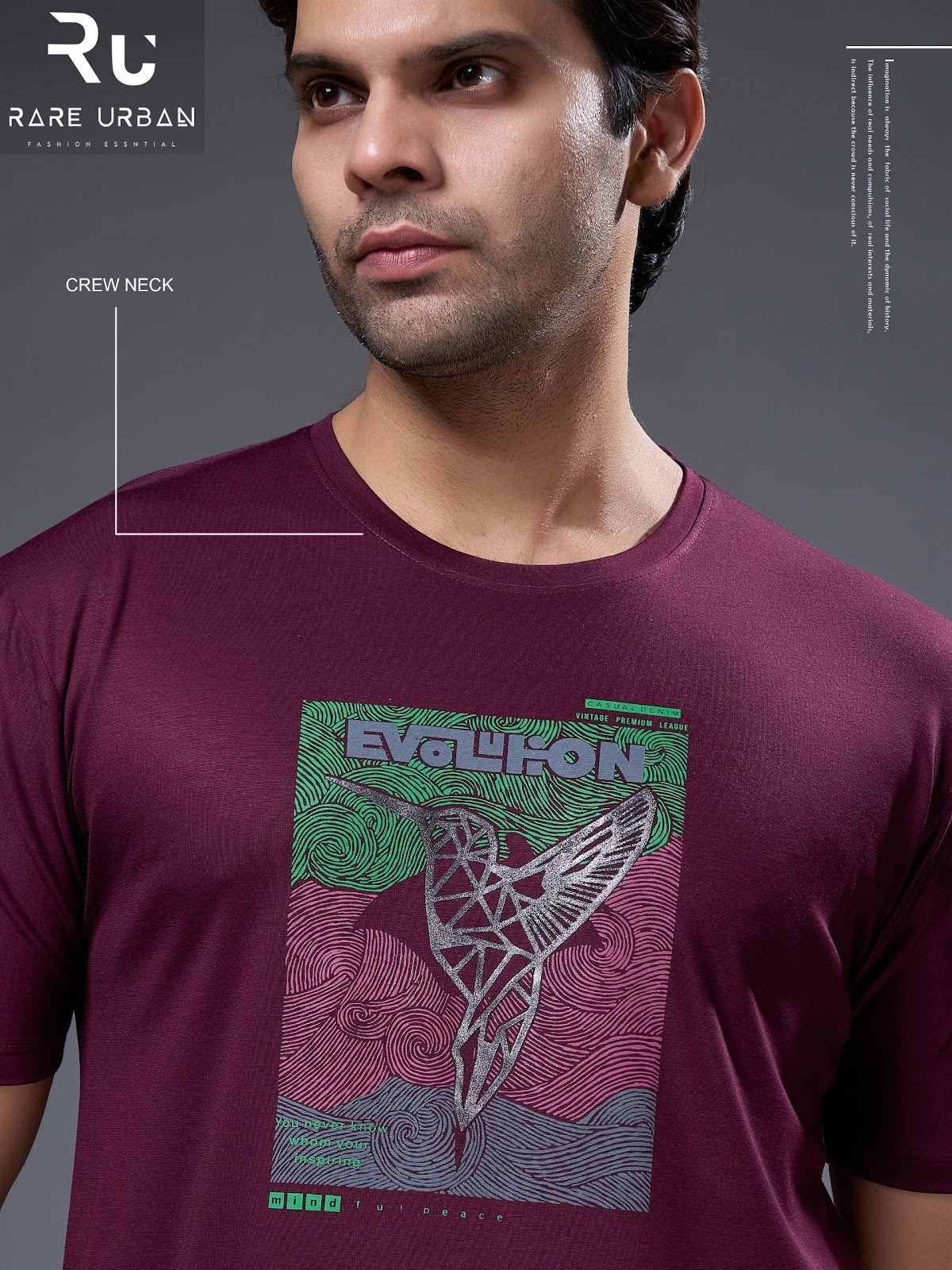 Vol 6281 Rare Urban Tencil Lycra Mens Tshirts Wholesale Price