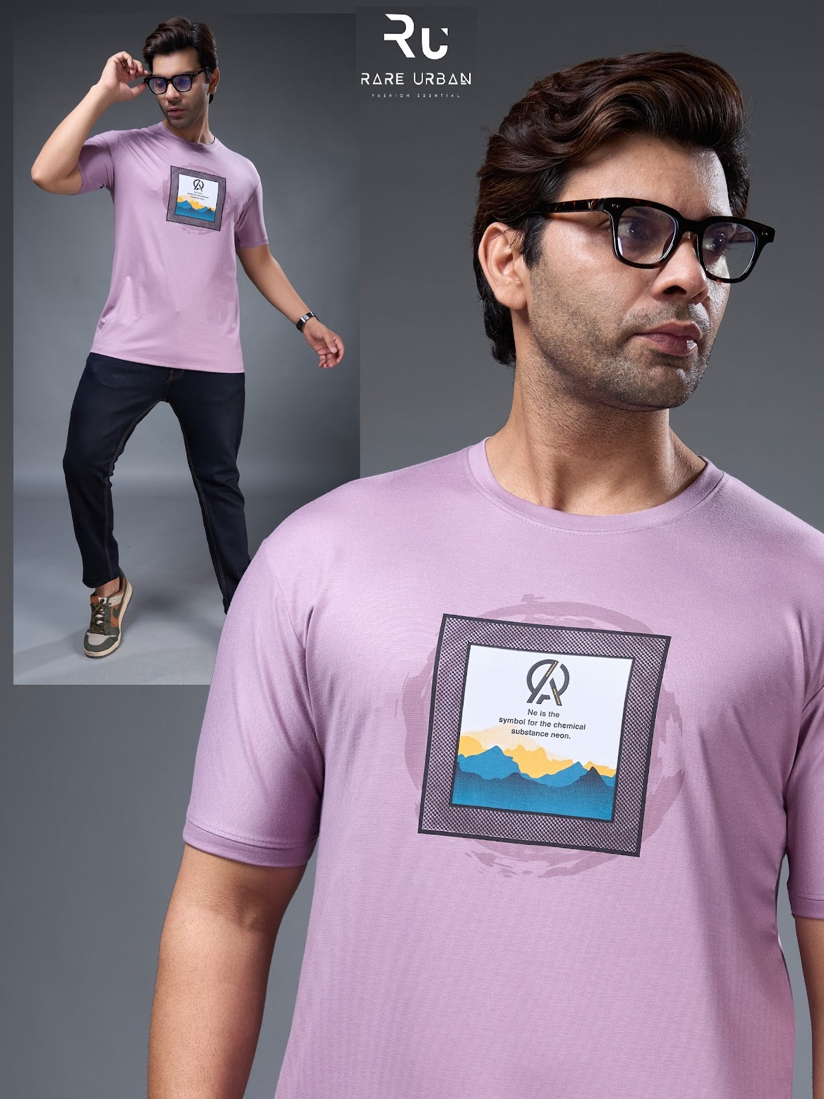 Vol 6281 Rare Urban Tencil Lycra Mens Tshirts Wholesale Price
