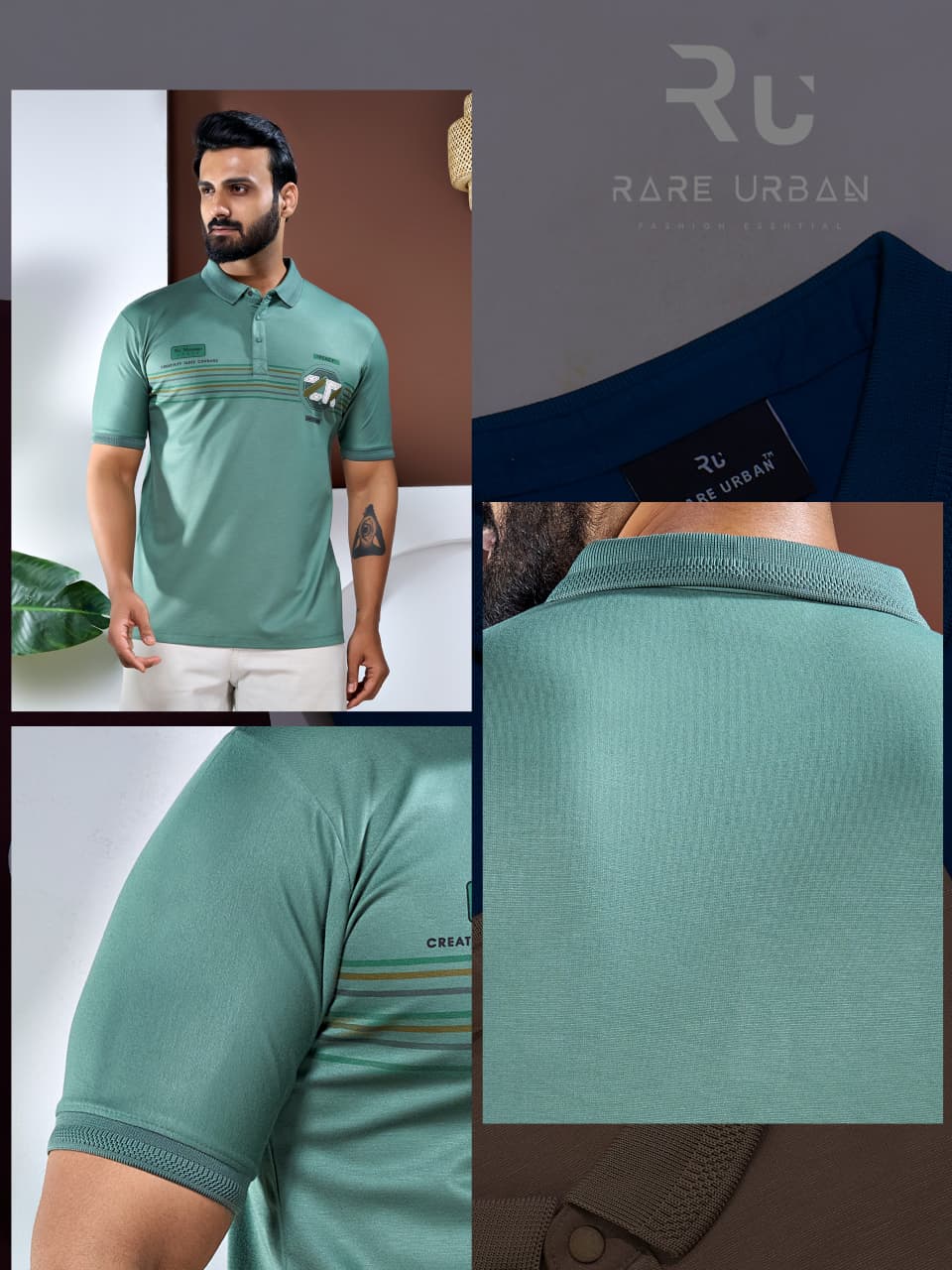 Vol 6282 Rare Urban Tencil Lycra Mens Tshirts Supplier Gujarat