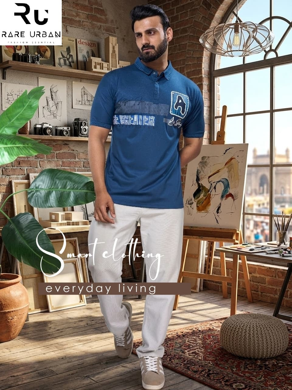 Vol 6282 Rare Urban Tencil Lycra Mens Tshirts Supplier Gujarat