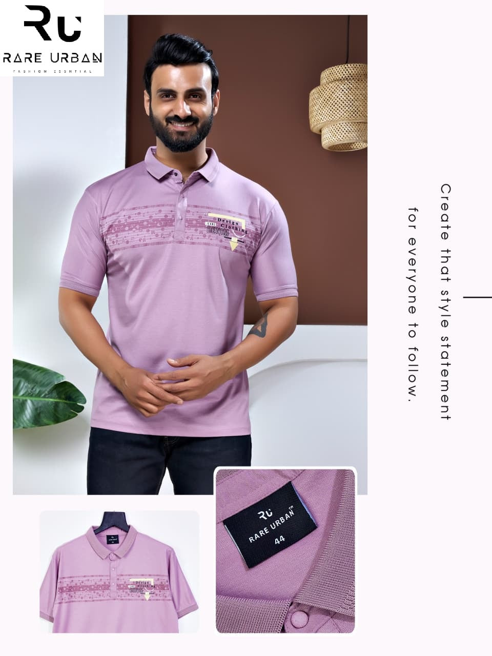 Vol 6282 Rare Urban Tencil Lycra Mens Tshirts Supplier Gujarat
