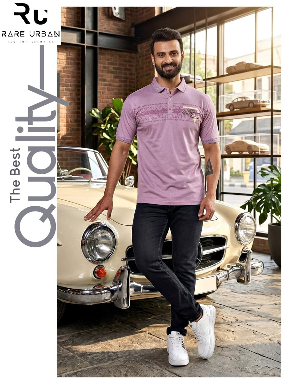Vol 6282 Rare Urban Tencil Lycra Mens Tshirts Supplier Gujarat