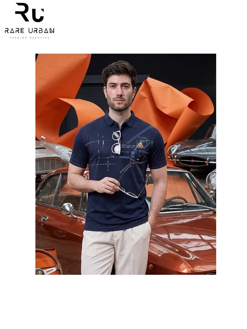 Vol 6283 Rare Urban Tencil Lycra Mens Tshirts Supplier India