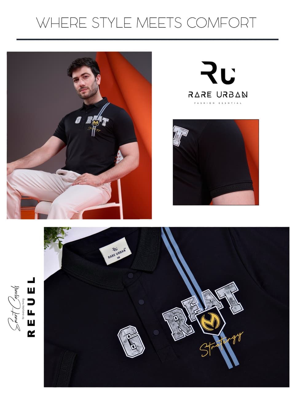 Vol 6283 Rare Urban Tencil Lycra Mens Tshirts Supplier India