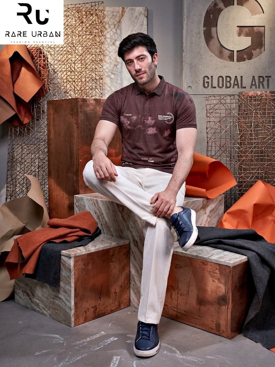 Vol 6283 Rare Urban Tencil Lycra Mens Tshirts Supplier India