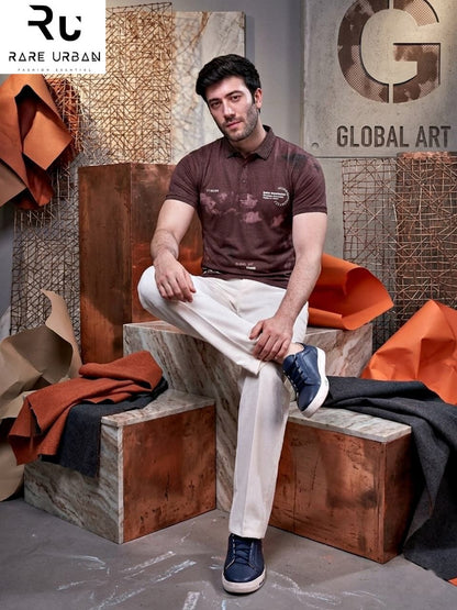 Vol 6283 Rare Urban Tencil Lycra Mens Tshirts Supplier India