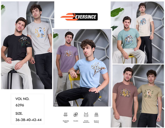Vol 6296 Eversince Cotton Looper Mens Tshirts Manufacturer India
